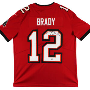 Buccaneers Tom Brady Authentic Signed Red Nike Elite Jersey Fanatics COA