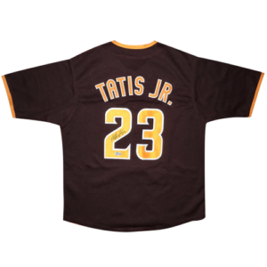 Fernando Tatis Jr. Autographed San Diego (Brown #23) Custom Jersey - Beckett