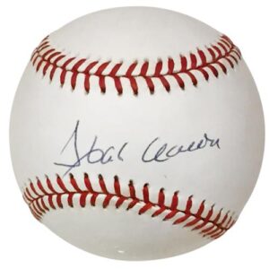 Hank Aaron Autographed MLB Baseball - JSA