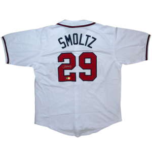 John Smoltz Autographed Atlanta (White #29) Custom Jersey - Radtke