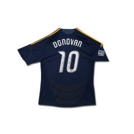Landon Donovan Autographed & Inscribed Los Angeles Galaxy Authentic Road Jersey