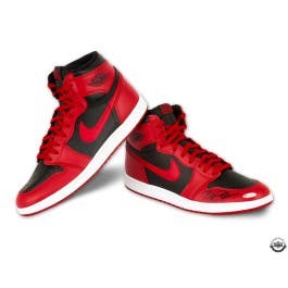 Michael Jordan Autographed Nike Air Jordan 1 Retro High 85 Varsity Red Shoes